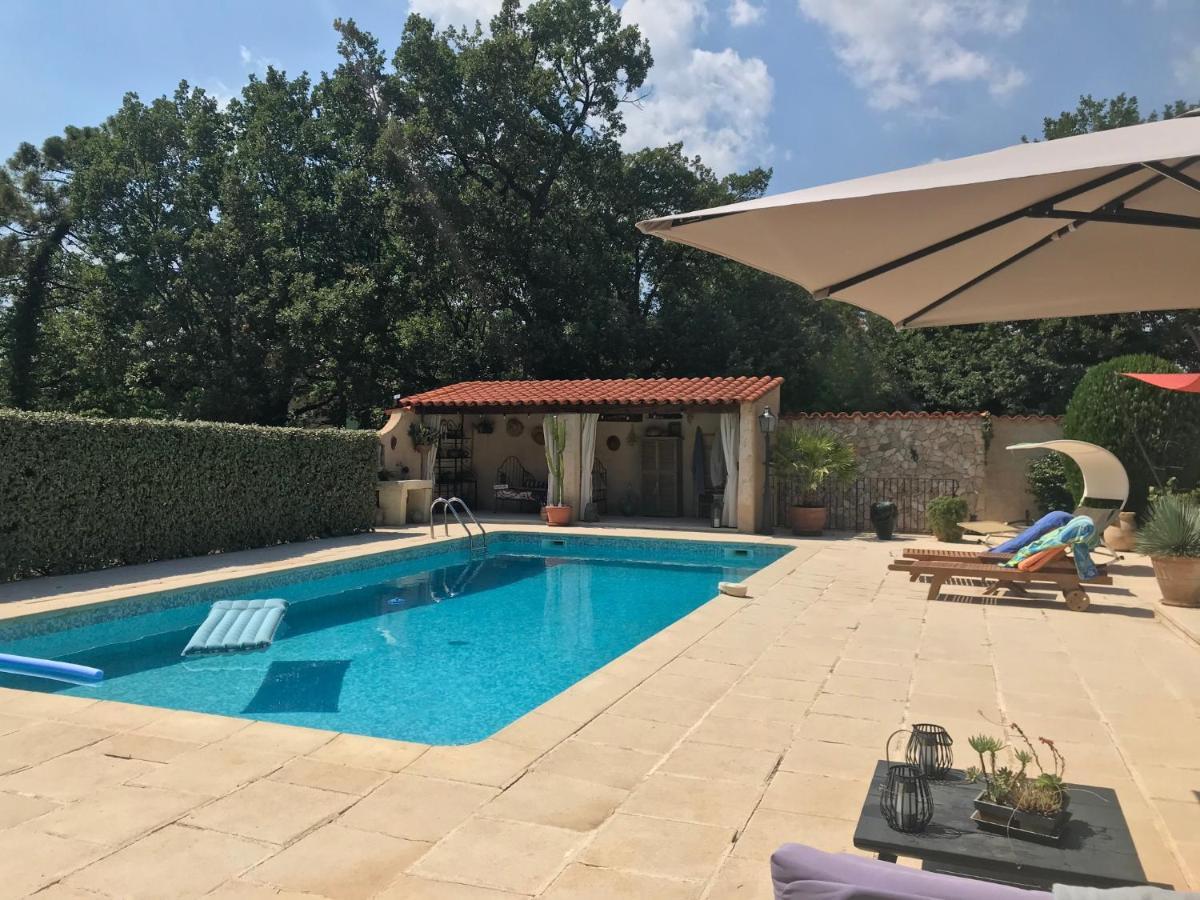 Saint-Paul-en-Forêt La Brindille Petit Mas Provencal Meuble De Tourisme 3 Etoiles 2-3 Personnes 1 Piece 30 M2 Tout Confort Lisiere Foret Jardin Jacuzzi Piscine מראה חיצוני תמונה